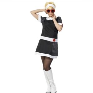 60’s Mod Chick Costume Size Large
